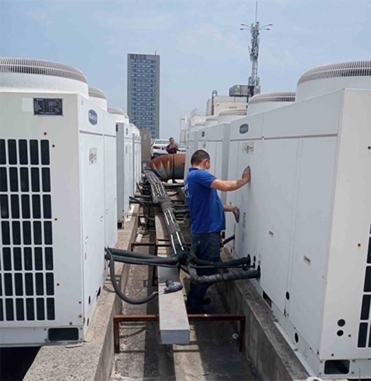 蒙自中央空调制热和不制冷系统维修方法